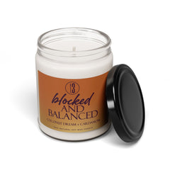 Eco-friendly aromatherapy candle with spicy, soulful scent notes of cardamom and pepper
