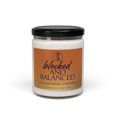 Eco-friendly aromatherapy candle with spicy, soulful scent notes of cardamom and pepper