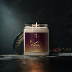 Handmade aromatherapy candle crafted in the USA, featuring vegan ingredients and a clean, crisp scent profile for emotional renewal.