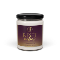 Handmade aromatherapy candle crafted in the USA, featuring vegan ingredients and a clean, crisp scent profile for emotional renewal.