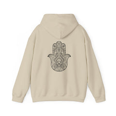 “This Is Sacred” Unisex Hoodie – Softness You Can Wear (Hamsa)