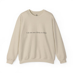 “Balance” Unisex Heavy Blend Crewneck Sweatshirt –  Clarity Is Not Owed, Balance Is Chosen