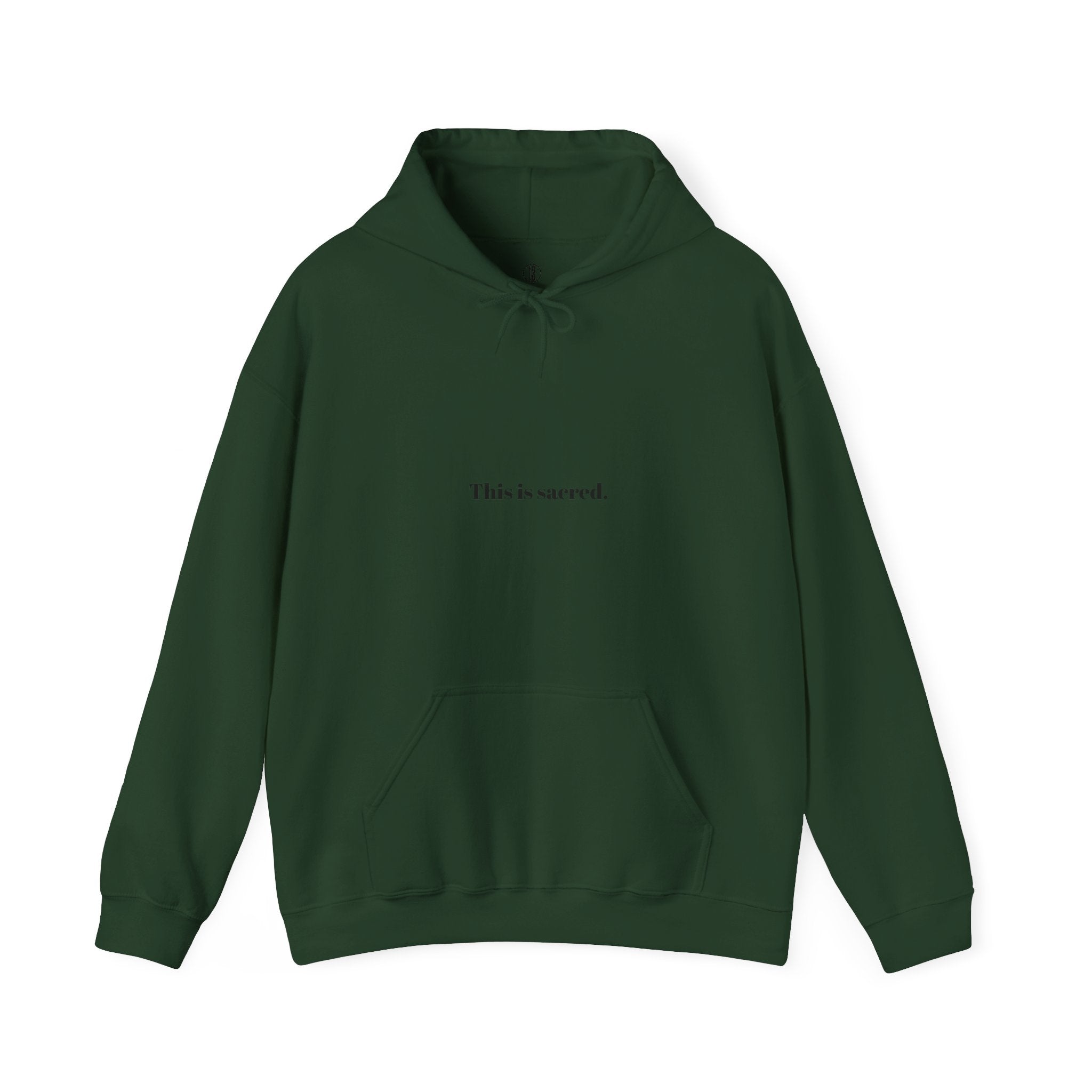 “This Is Sacred” Unisex Hoodie – Softness You Can Wear (Celestial)