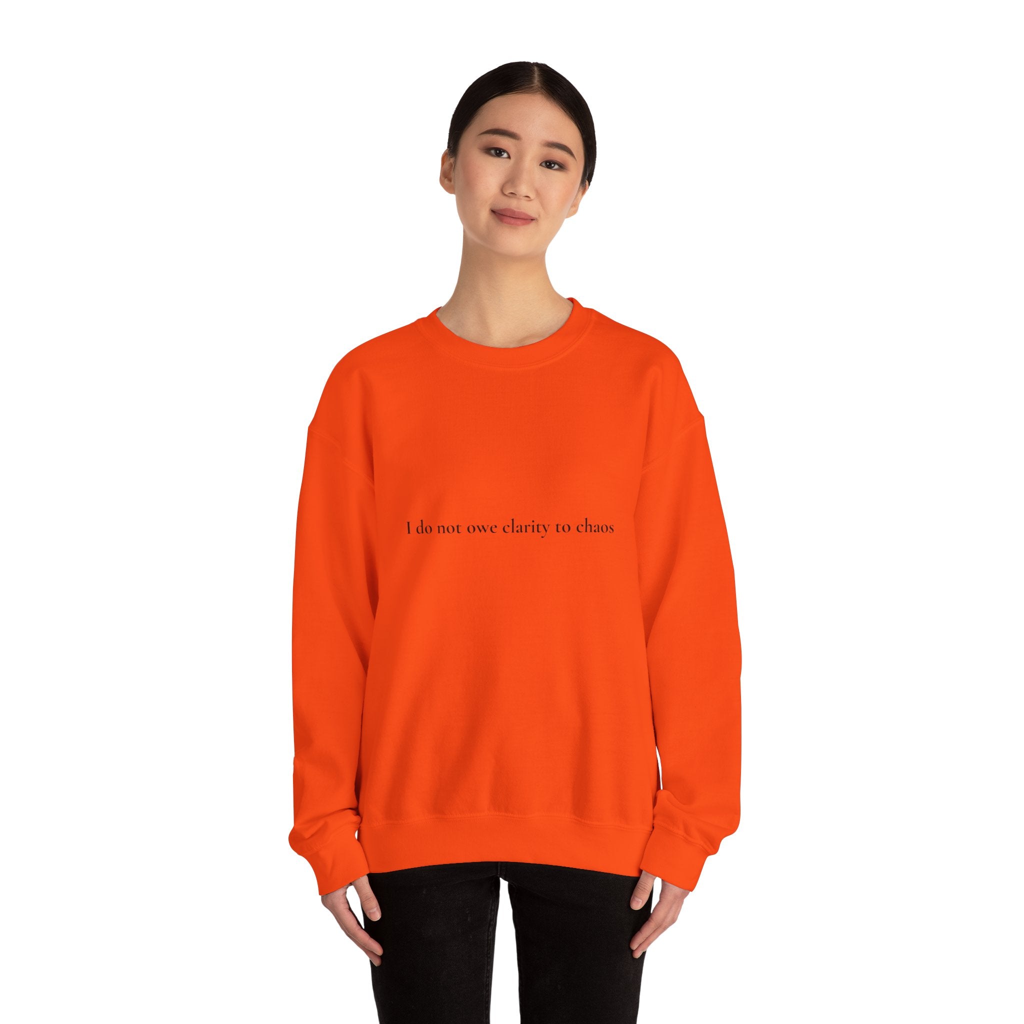 “Balance” Unisex Heavy Blend Crewneck Sweatshirt –  Clarity Is Not Owed, Balance Is Chosen