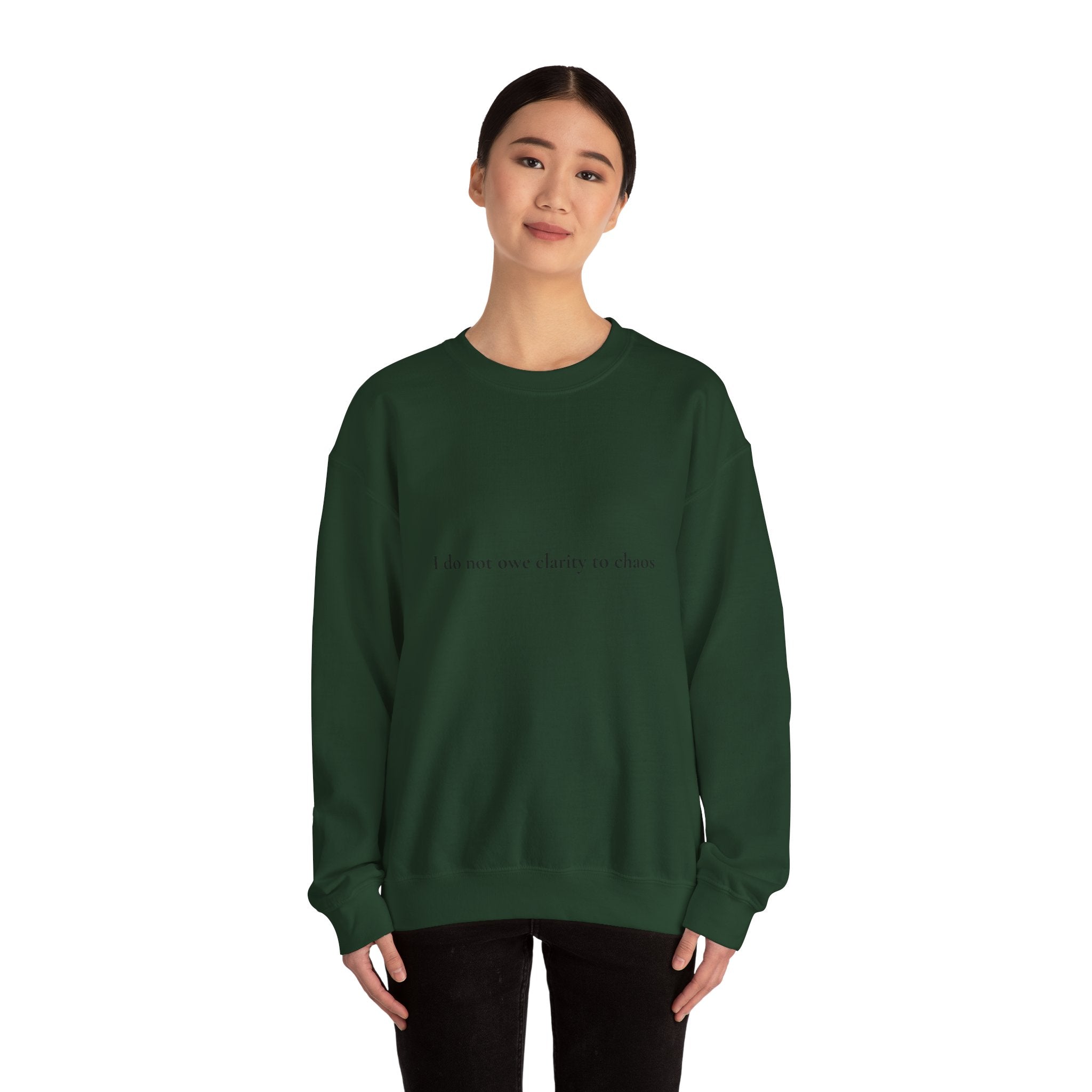 “Balance” Unisex Heavy Blend Crewneck Sweatshirt –  Clarity Is Not Owed, Balance Is Chosen