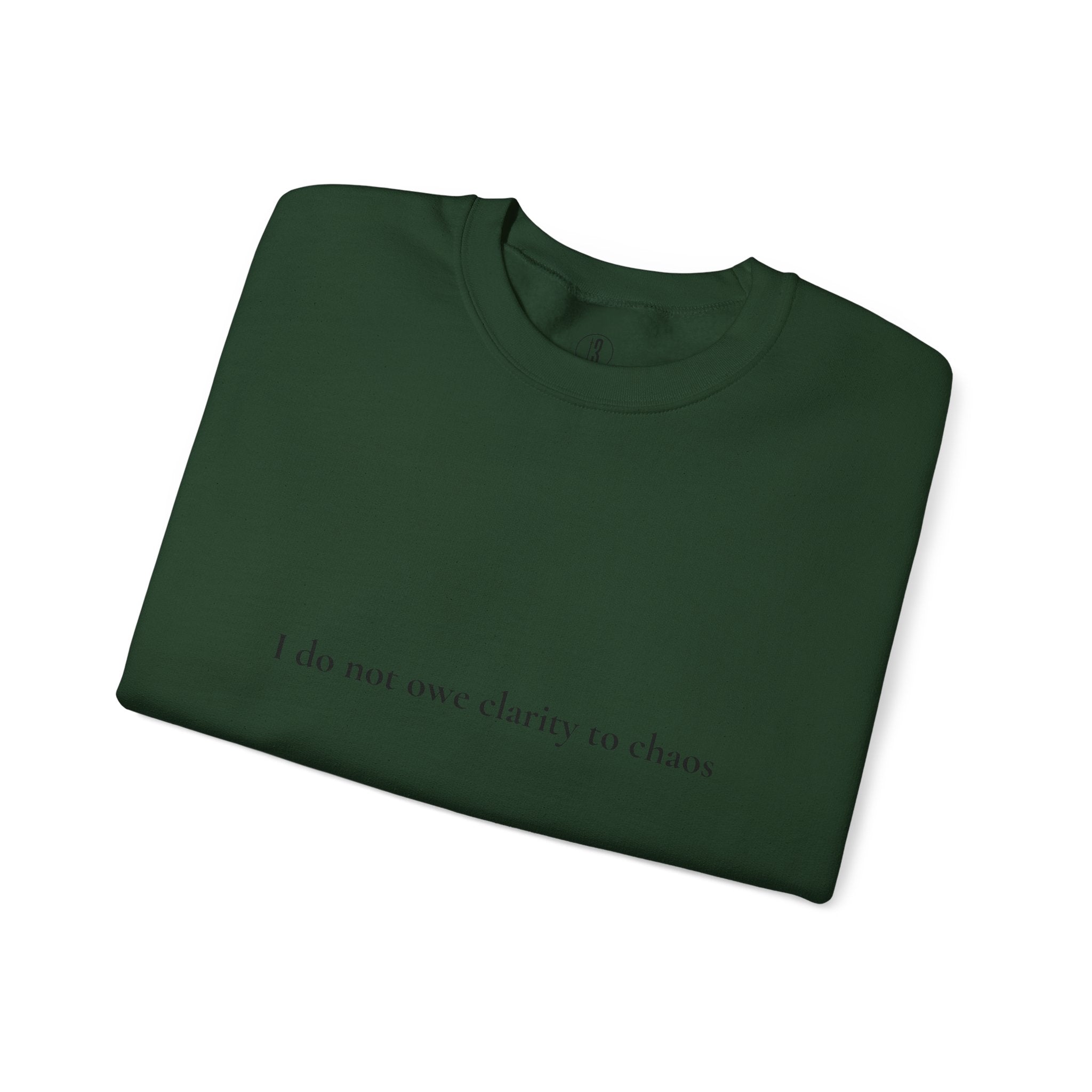 “Balance” Unisex Heavy Blend Crewneck Sweatshirt –  Clarity Is Not Owed, Balance Is Chosen